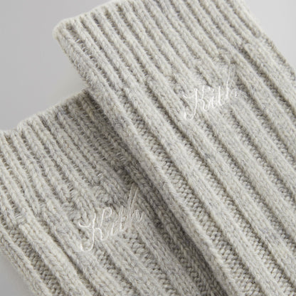 Kith Wool Socks - Light Heather Grey | Kith