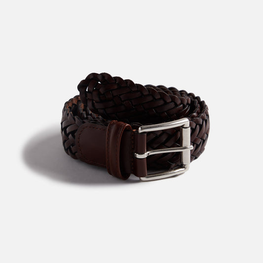 Anderson's Woven Leather Belt - Cogna | Kith