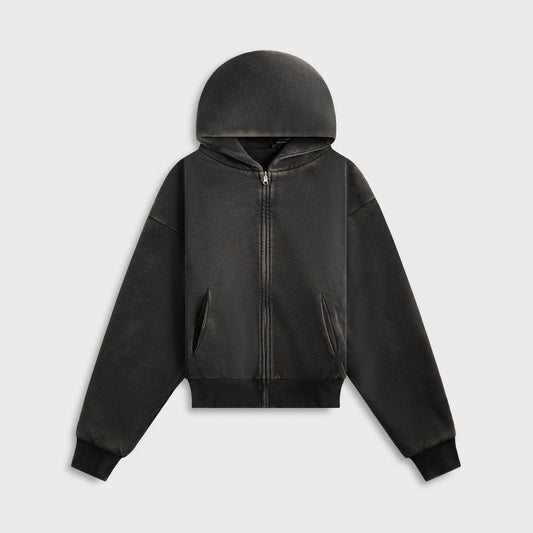 Entire Studios Thermal Hoodie - Washed Black | Kith