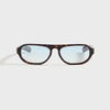 Dark Tortoise / Blue Gradient Lens
