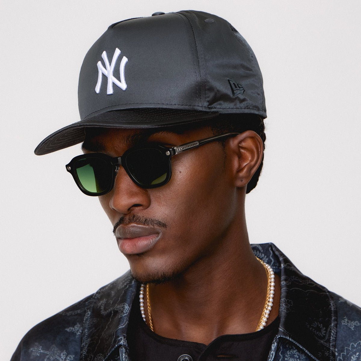 Kith & New Era for the New York Yankees Satin 9FORTY Snapback - Vague | Kith