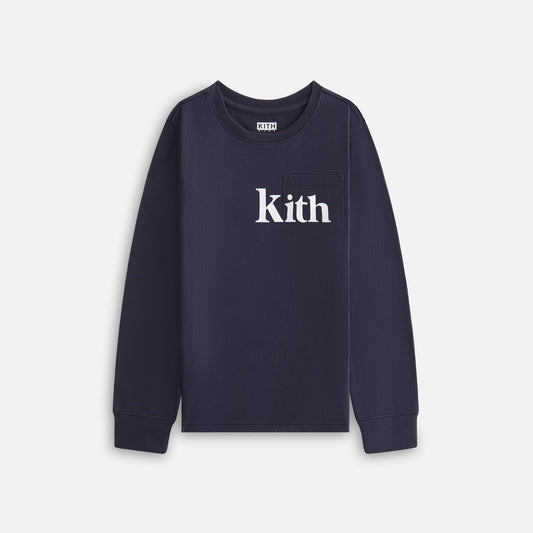 Kith Kids Long Sleeve Quinn Tee - Nocturnal | Kith