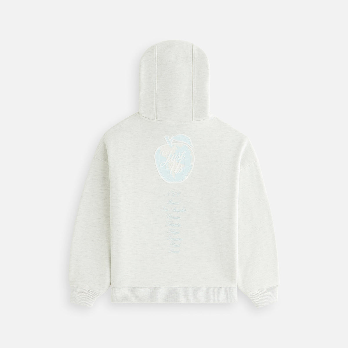 Kith Kids New York to the World Hoodie - Light Heather Grey | Kith