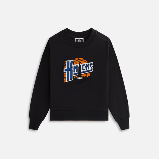 Kith Kids for the New York Knicks City Nelson Crewneck - Black | Kith