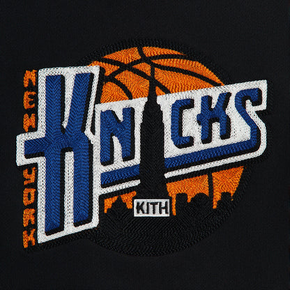 Kith Kids for the New York Knicks City Nelson Crewneck - Black | Kith