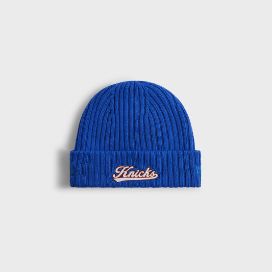 Kith for the New York Knicks Court Vision Beanie - Royal | Kith