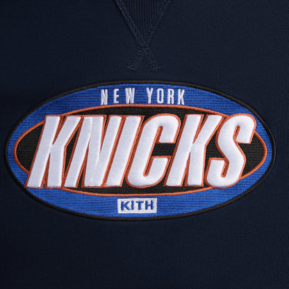 Kith for the New York Knicks Y2K Vintage Nelson Crewneck - Nocturnal | Kith
