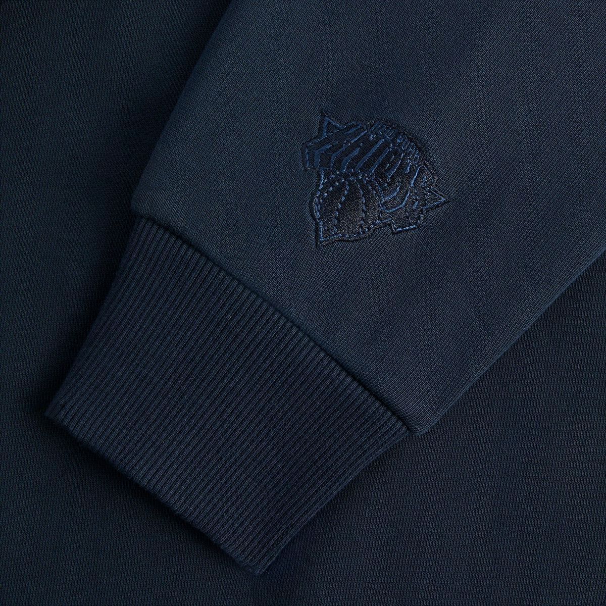 Kith for the New York Knicks Arched Vintage Nelson Hoodie - Nocturnal | Kith