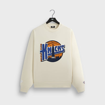 Kith for the New York Knicks City Vintage Nelson Crewneck - Sandrift | Kith