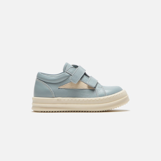 Rick Owens Baby Vintage Sneakers - Scarpe In Pelle / Pale Blue / Milk | Kith
