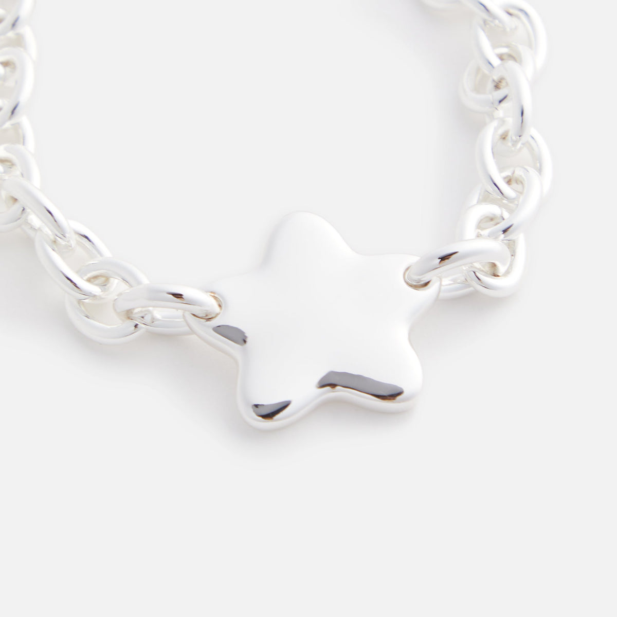 Sandy Liang Star Charm Bracelet - Silver | Kith