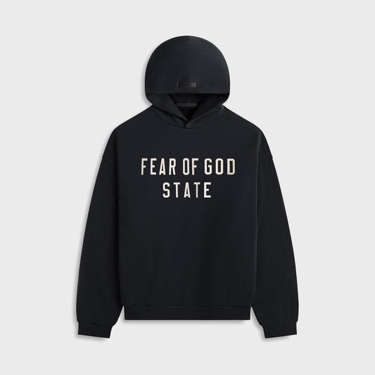 Essentials Heavy Fleece Hoodie - Black | Kith