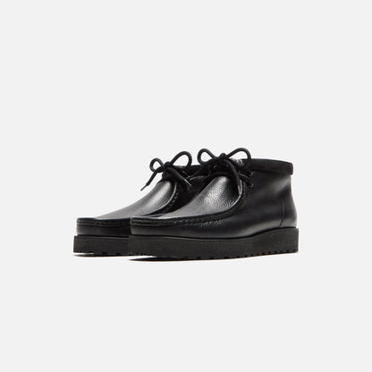 Clarks Wallabee Scout - Black Leather | Kith