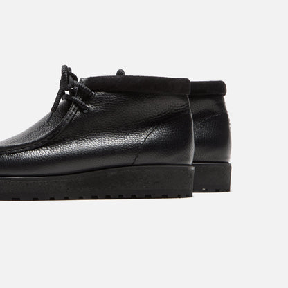 Clarks Wallabee Scout - Black Leather | Kith