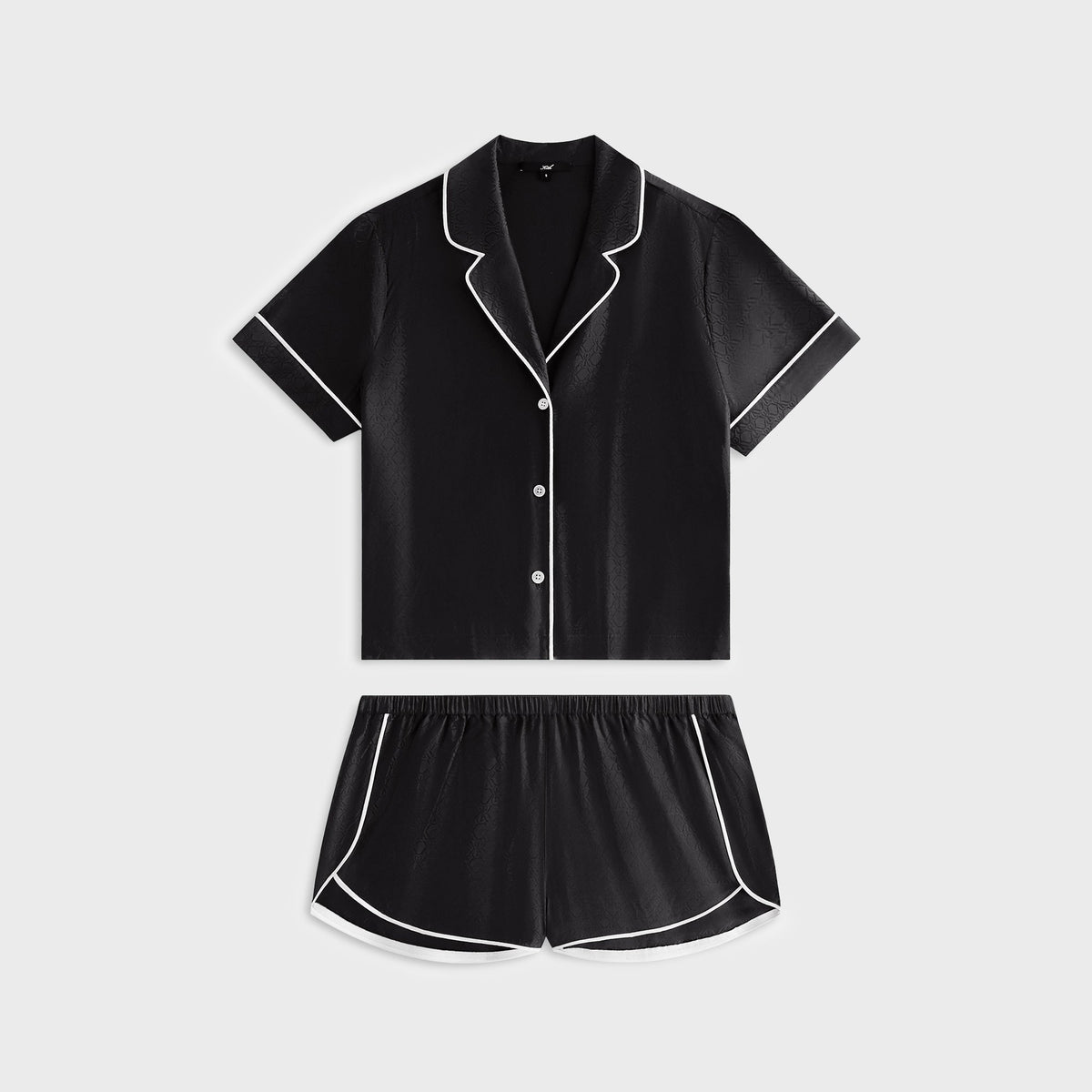 Kith Women Crest Monogram Pajama Set - Black | Kith