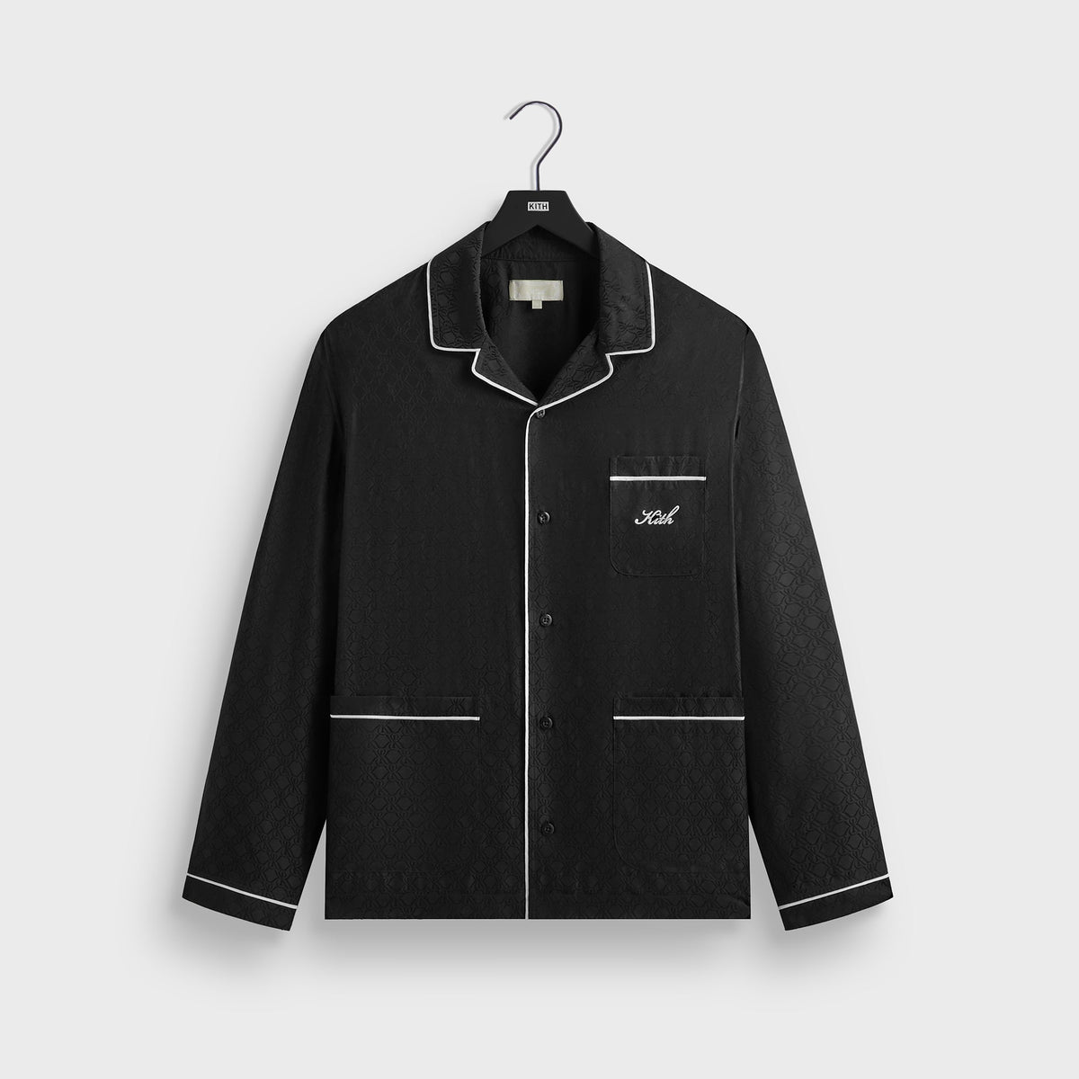 Kith Crest Monogram Pajama Set - Black | Kith