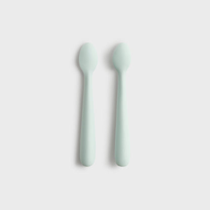 Kith Kids for Mushie Silicone Feeding Spoon 2 Pack - Helium | Kith