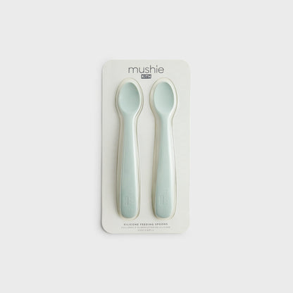 Kith Kids for Mushie Silicone Feeding Spoon 2 Pack - Helium | Kith