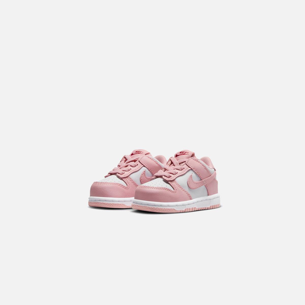 Nike TD Dunk Low - White / Pink Glaze / Pomegranate | Kith