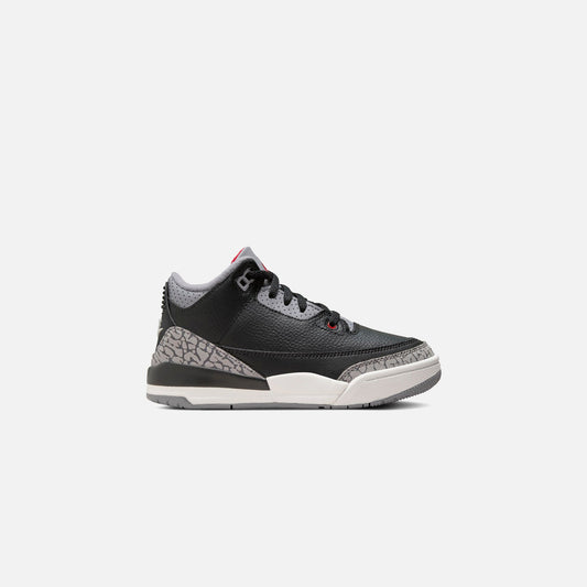 Jordan PS Air Jordan 3 Retro - Black / Fire Red / Cement Grey / Sail | Kith