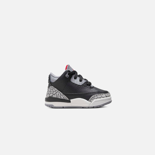 Jordan TD Air Jordan 3 Retro - Black / Fire Red / Cement Grey / Sail | Kith