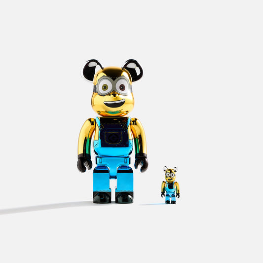 Medicom Toy BE@RBRICK Bob Chrome Ver. 100% and 400% | Kith