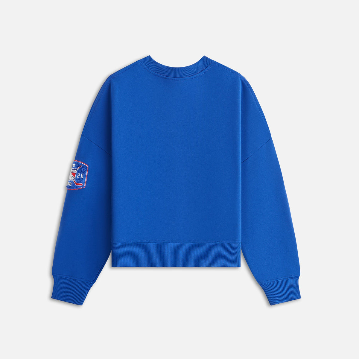 Kith Kids for the New York Rangers Skewed Nelson Crewneck - Cyclone | Kith