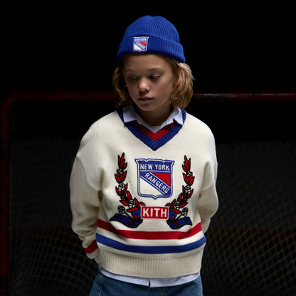 Kith Kids & '47 for the New York Rangers Brand Mia Beanie - Cyclone | Kith