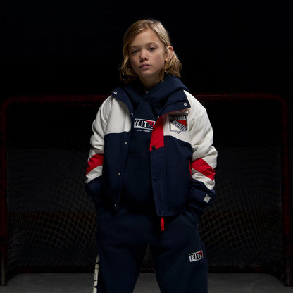 Kith Kids for the New York Rangers Nylon Padded Jacket - Nocturnal | Kith