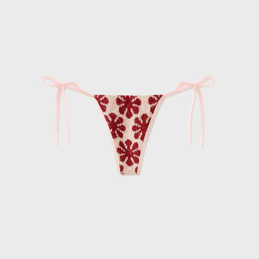 Asta Resort Lio Jacquard Bikini Bottom - Pink Delilah | Kith