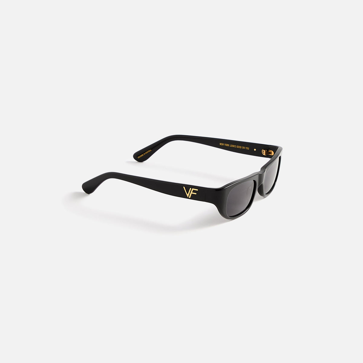 Vintage Frames Bowery Black Acetate - Purple | Kith