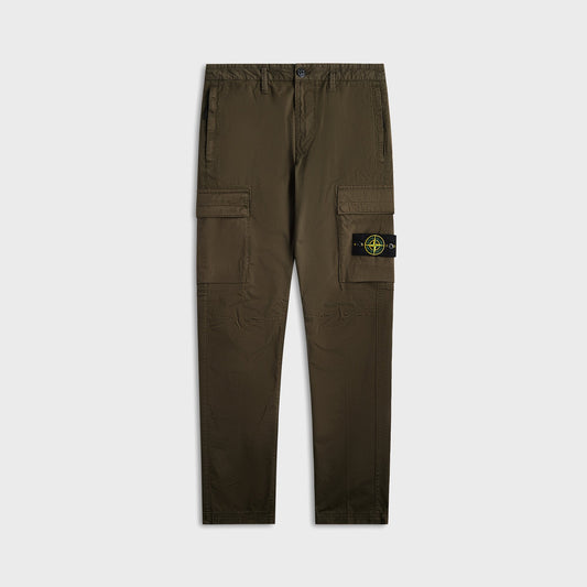 Stone Island Stretch-Tc Garment Dyed Pant - Military Green | Kith
