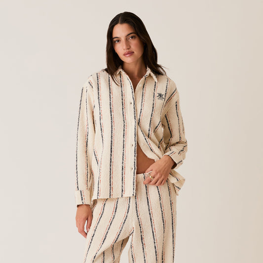 Kith Women Roanne II Boucle Shirt - Whisper | Kith