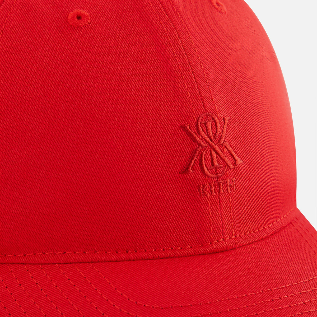 Kith Women Crest Embroidered Classic Cap - Cinnabar | Kith