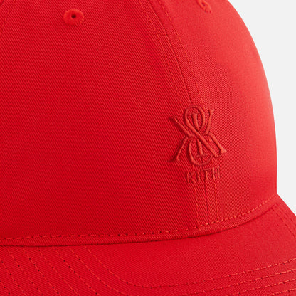 Kith Women Crest Embroidered Classic Cap - Cinnabar | Kith