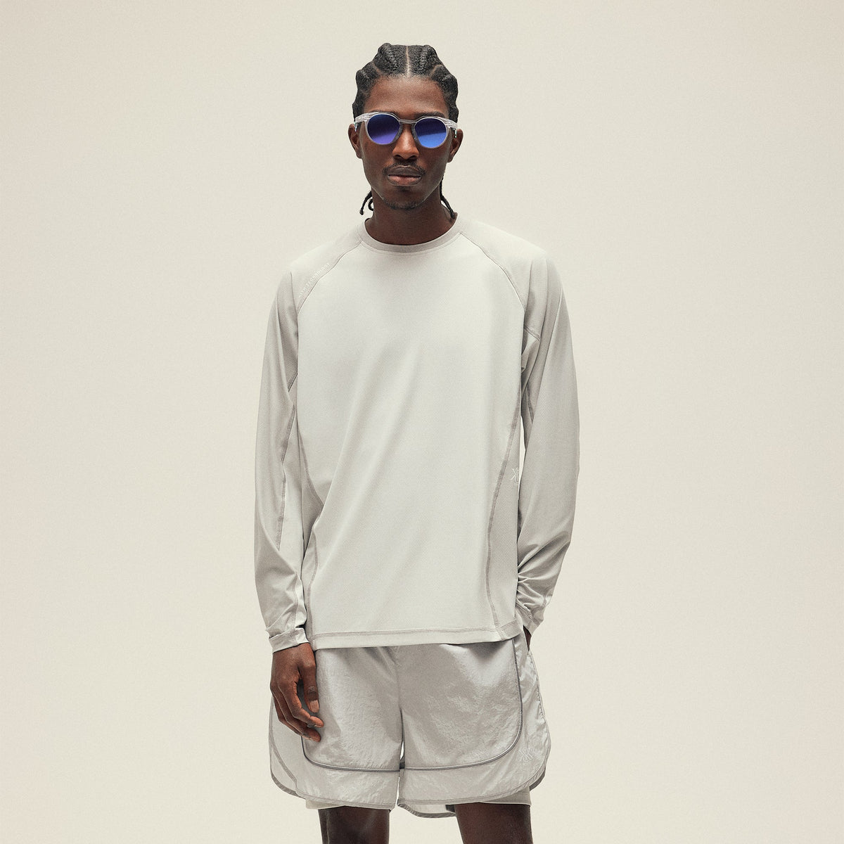 Kith Panelled Donovan Tee - Tin | Kith