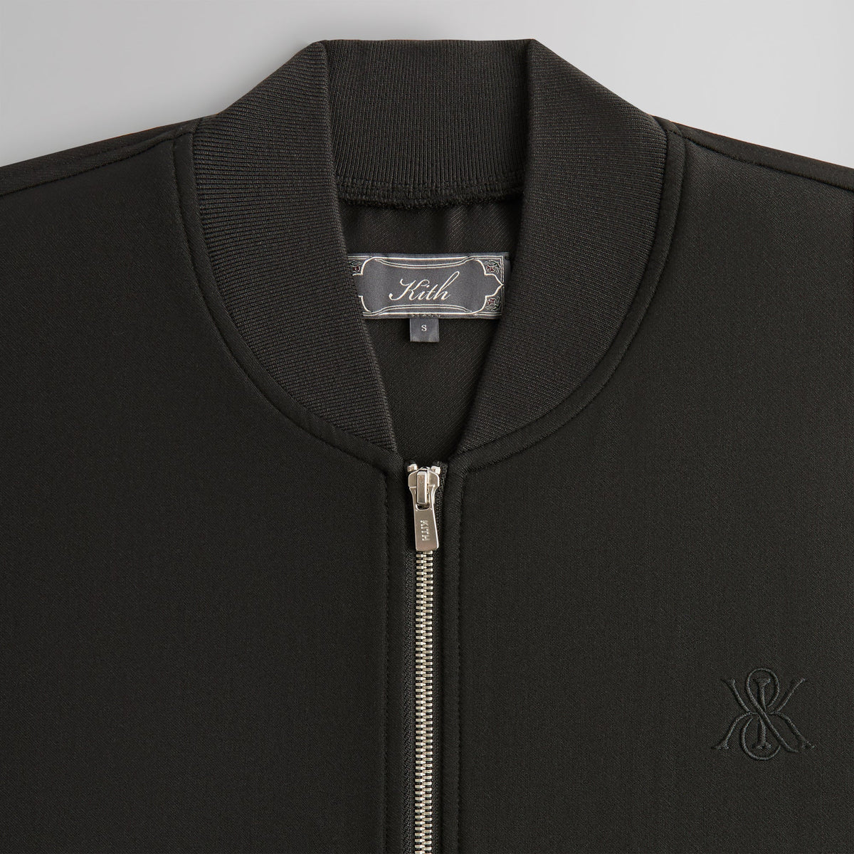 Kith Double Weave Avery Bomber Jacket - Black | Kith