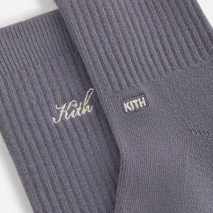 Kith Women Script Classic Crew Socks 3-Pack - Multi | Kith
