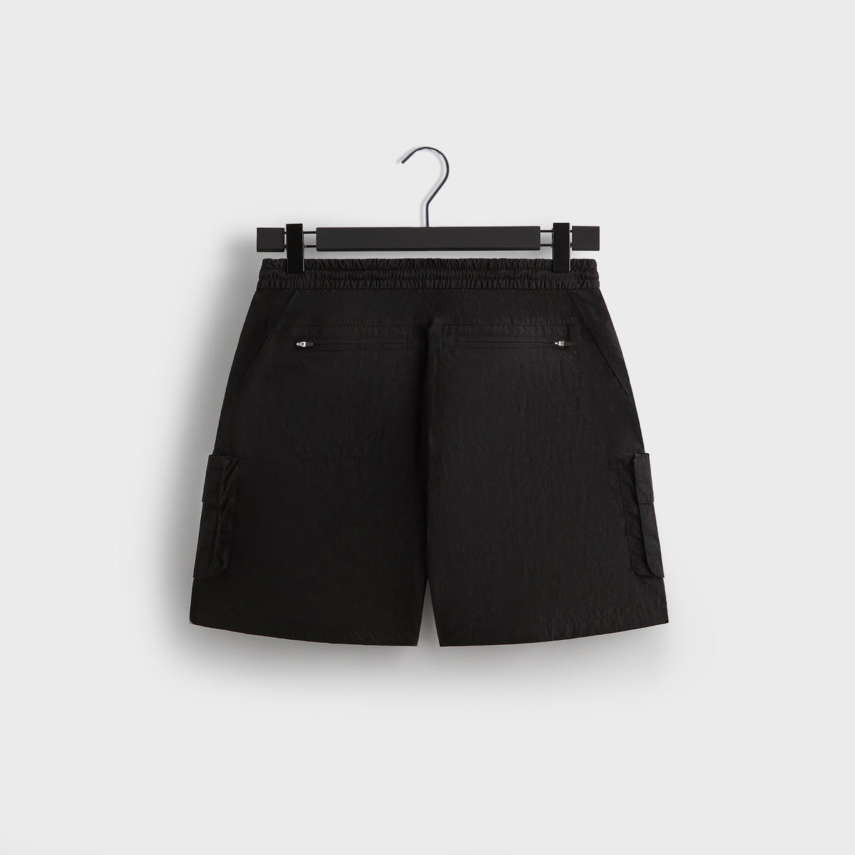 Kith Wrinkle Nylon Evan Cargo Short - Black | Kith