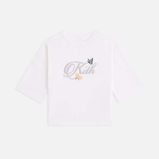 Kith Kids Script Leonard Tee - White | Kith