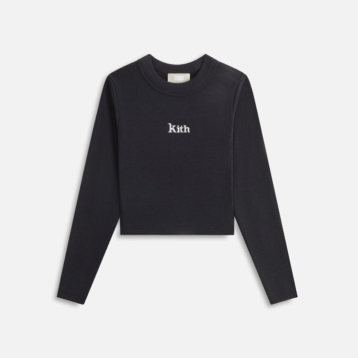Kith Kids Long Sleeve Mulberry Tee - Black | Kith