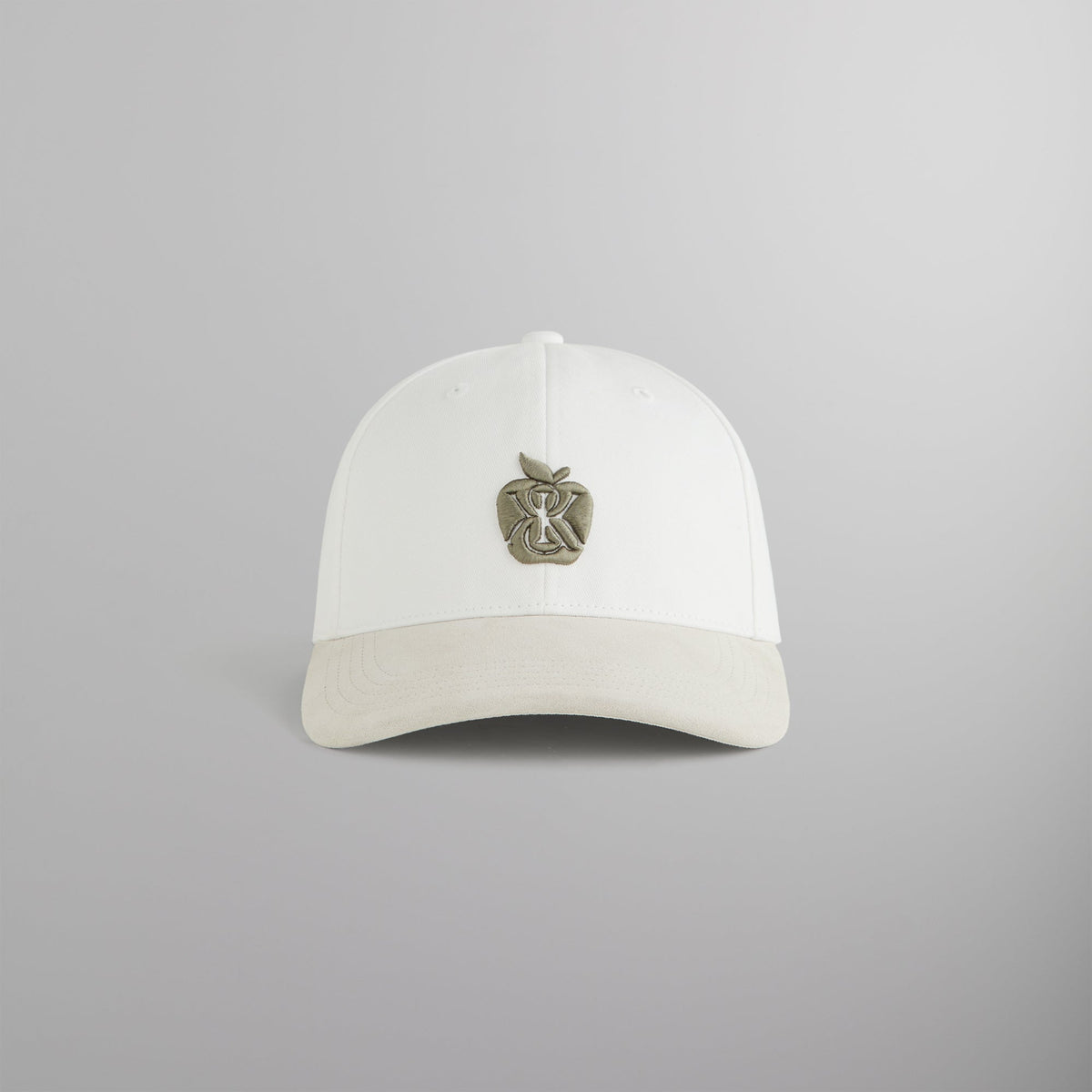 Kith Two Tone Suede Brim Aaron Classic Cap - White | Kith