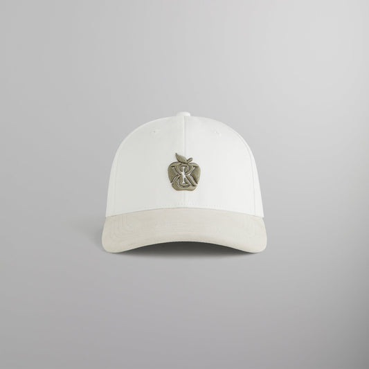 Kith Two Tone Suede Brim Aaron Classic Cap - White | Kith