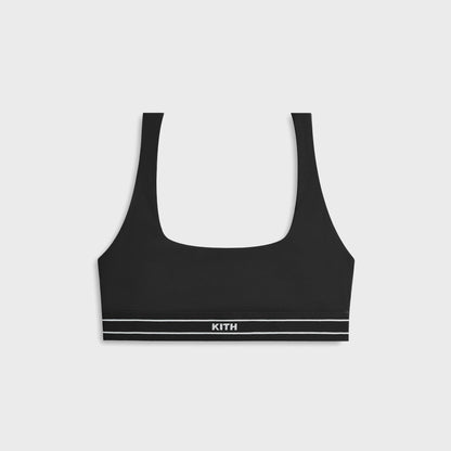 Kith Women Elle U-Neck Active Bra - Black | Kith