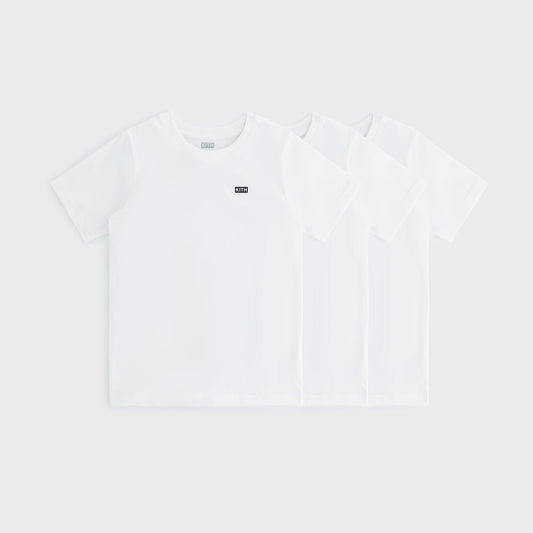 Kith Kids 3-Pack Short Sleeve Tee - White | Kith