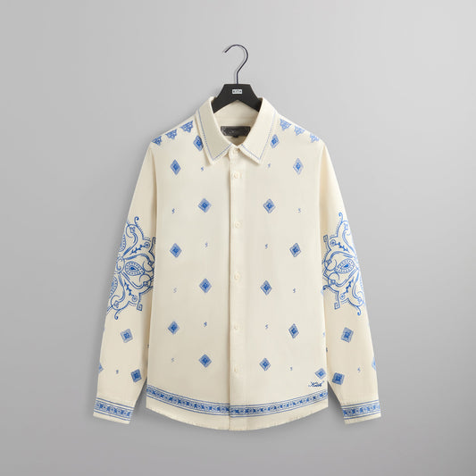 Kith Raw Hem Denim Apollo Shirt - Lake | Kith