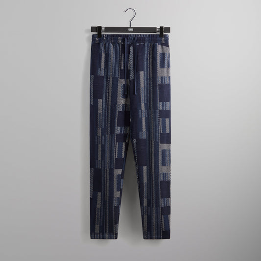 Kith Geometric Knit Elmhurst Pant - Nocturnal | Kith