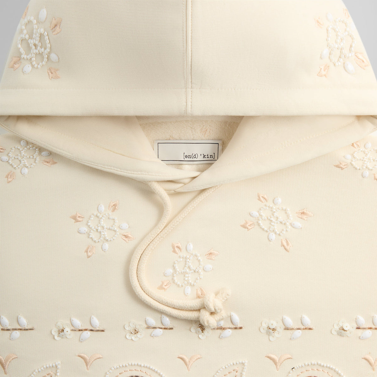 &Kin Paisley Floral Williams III Hoodie - Sandrift | Kith