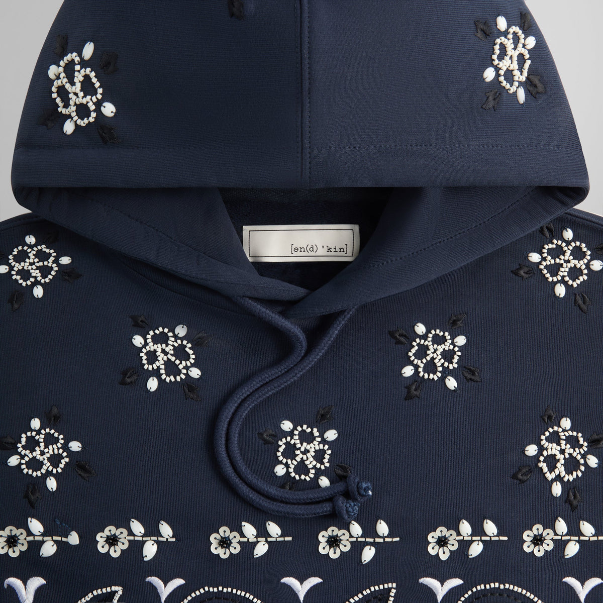 &Kin Paisley Floral Williams III Hoodie - Nocturnal | Kith