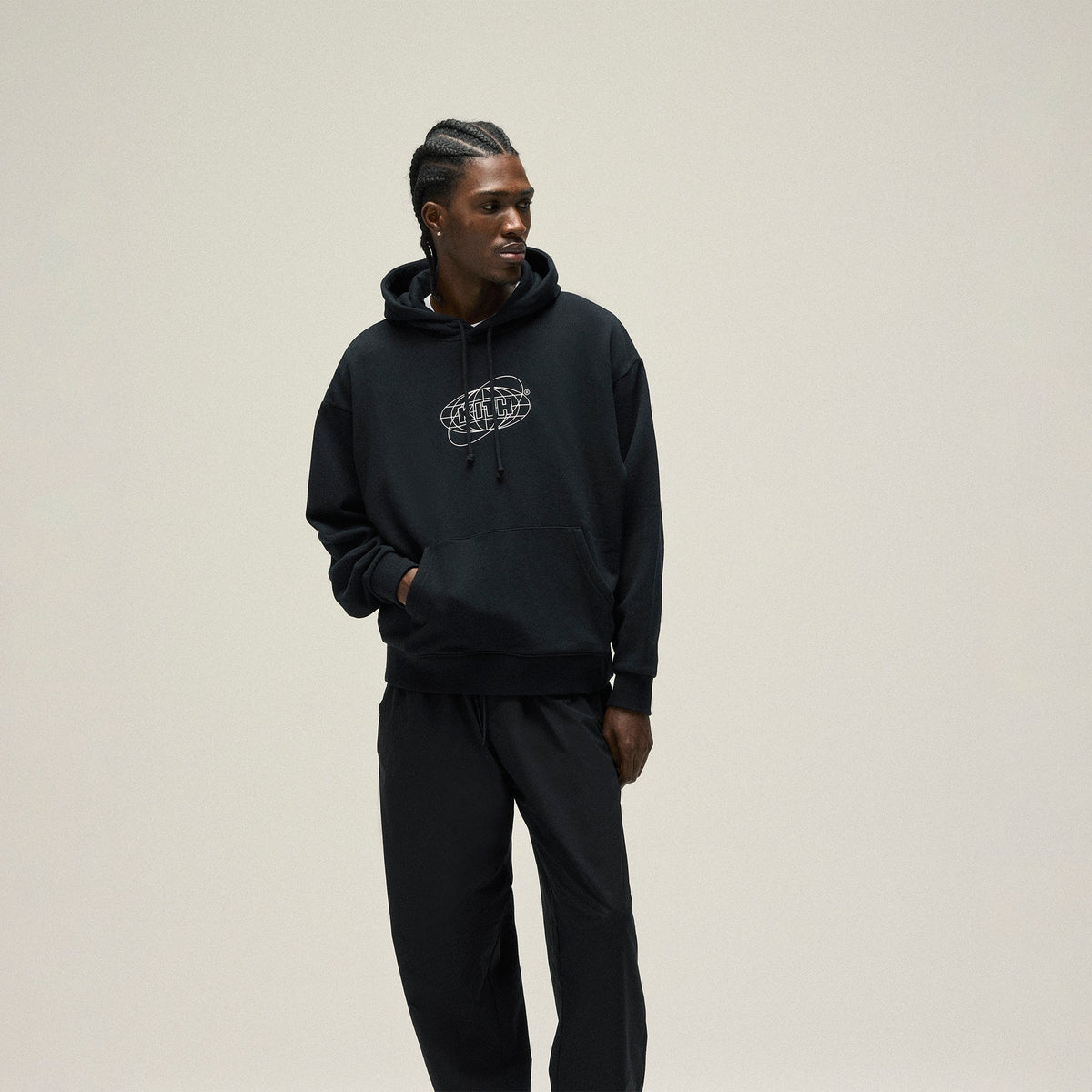 Kith Sphere Logo Hoodie - Black | Kith